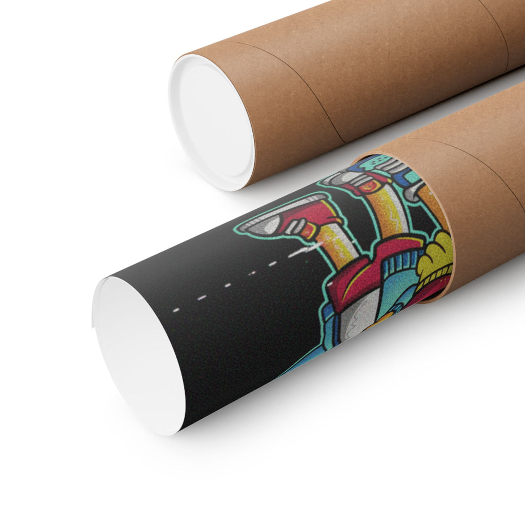 Glitch Culture — Person — Matte Poster