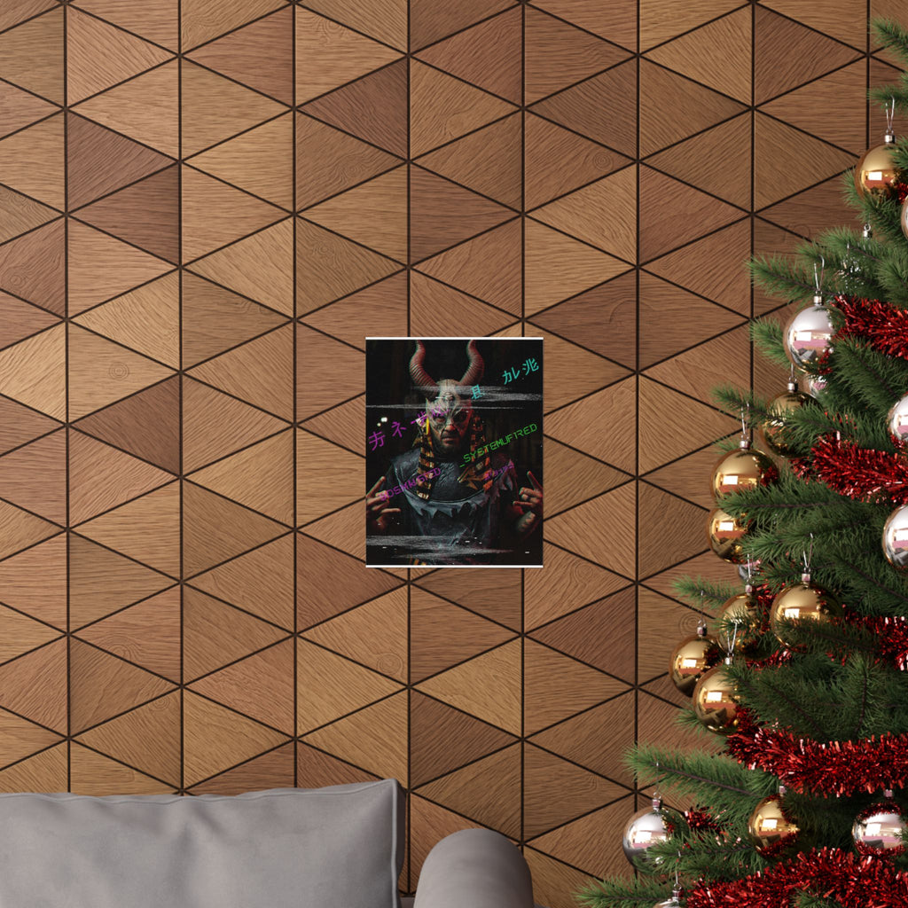 Glitch Culture — Person — Matte Poster