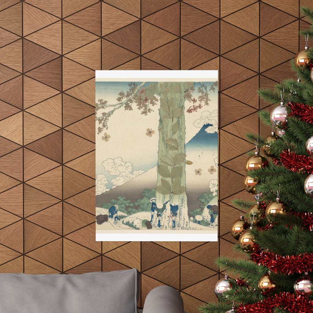 Botanical — Mishima Pass In Kai Province (Kōshū Mishima Goe), From The Series Thirty-Six Vie — Matte Poster