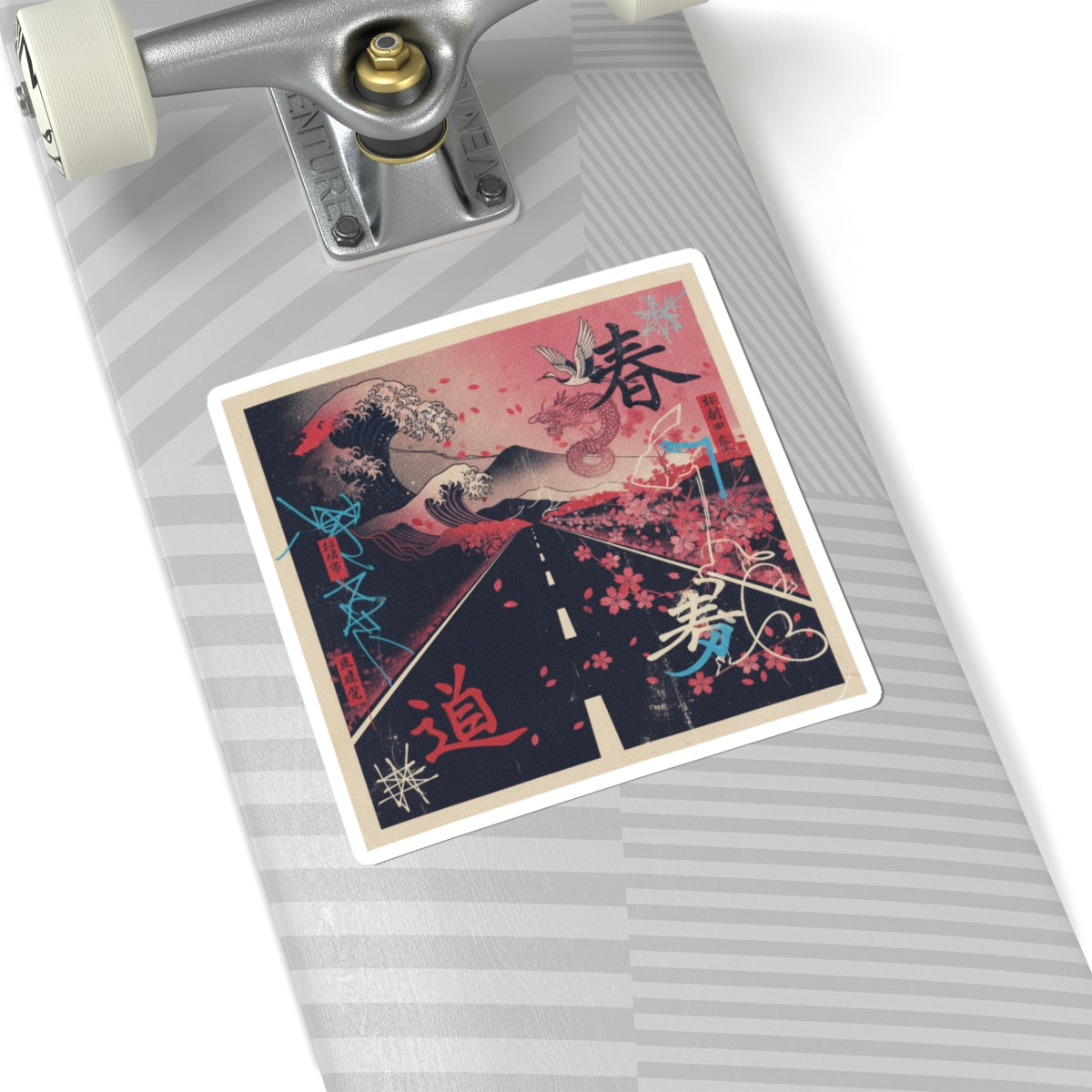 Japanese Street kiss-cut sticker — product view 23