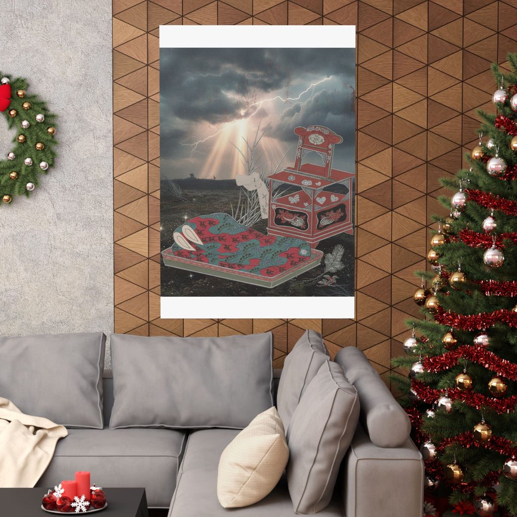 Dramatic Storm — Cabinet For The Toilet And Bed-Clothes — Matte Poster