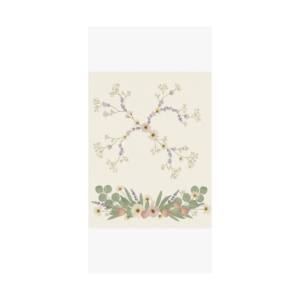 Pressed Lavender & Eucalyptus Garland Matte Poster