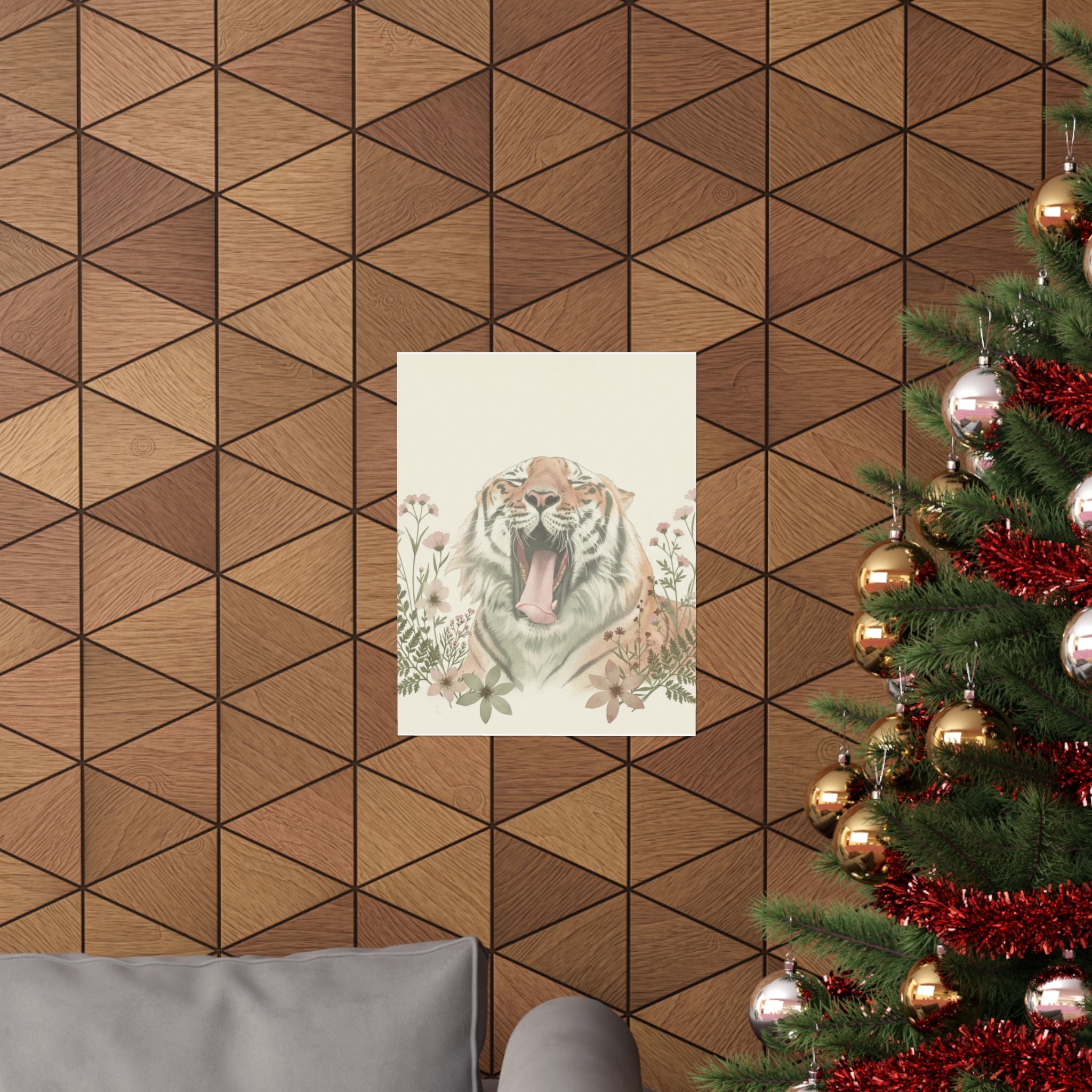Botanical — Tiger — Matte Poster