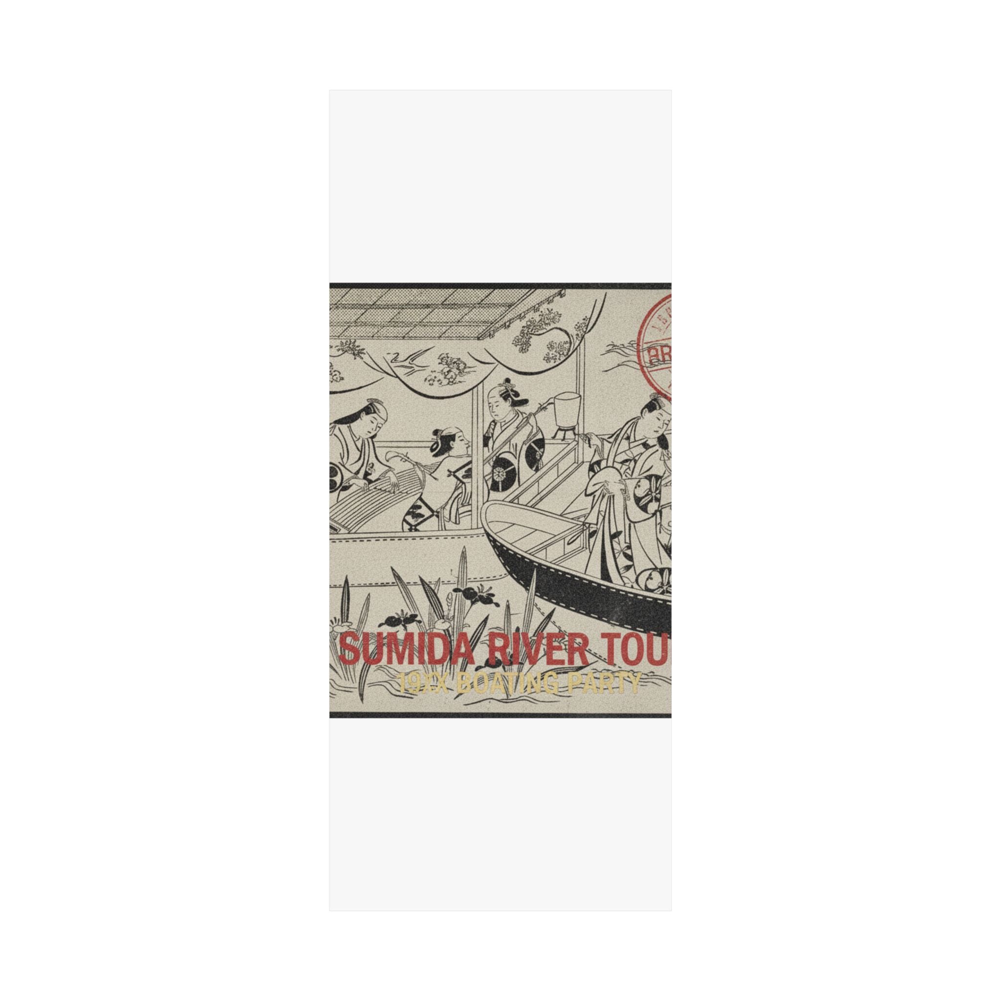 Vintage Bootleg — An Actor'S Boating Party On The Sumida River — Matte Poster