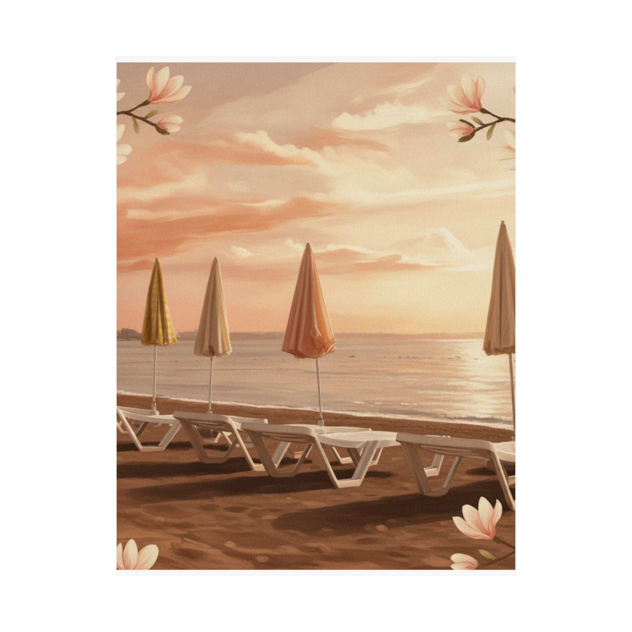 Southern Sunset — Umbrella — Matte Poster