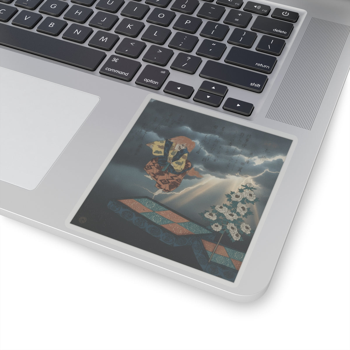 Dramatic Storm — Scene From Noh Dance — Kiss-Cut Sticker