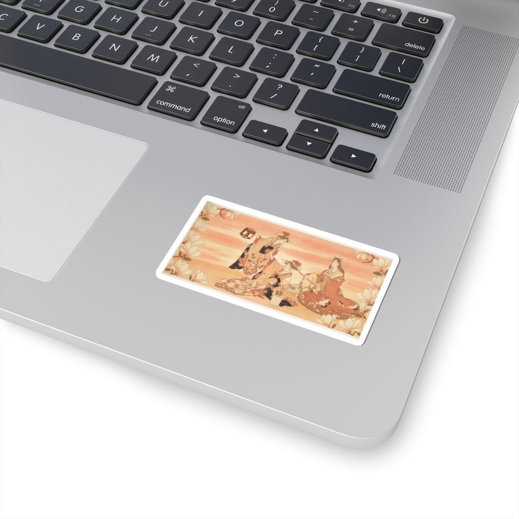 Southern Sunset — Three Young Ladies Visiting Together — Kiss-Cut Sticker