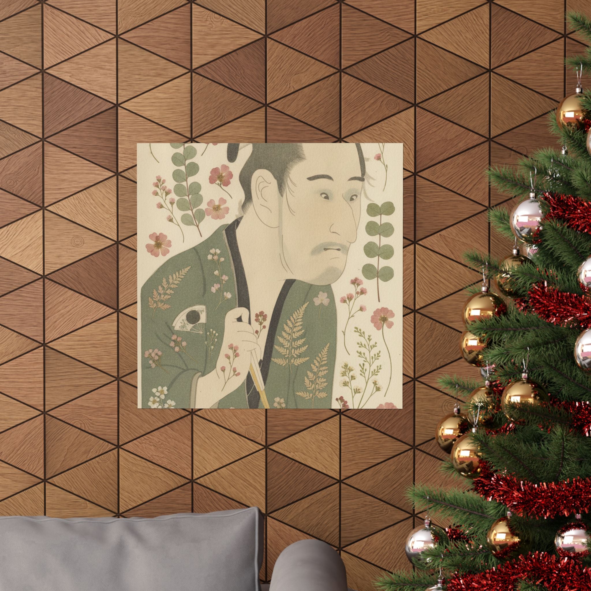 Botanical — The Actor Onoye Matsusuke As A Ronin — Matte Poster