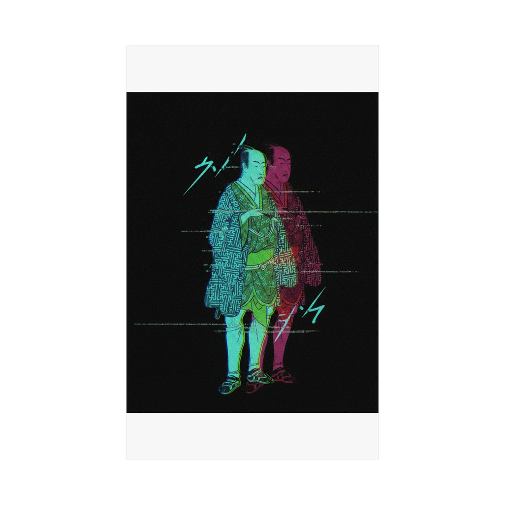Glitch Culture — The Fourth Matsumoto Koshiro As A Man Dressed In A Short Kimono — Matte Poster