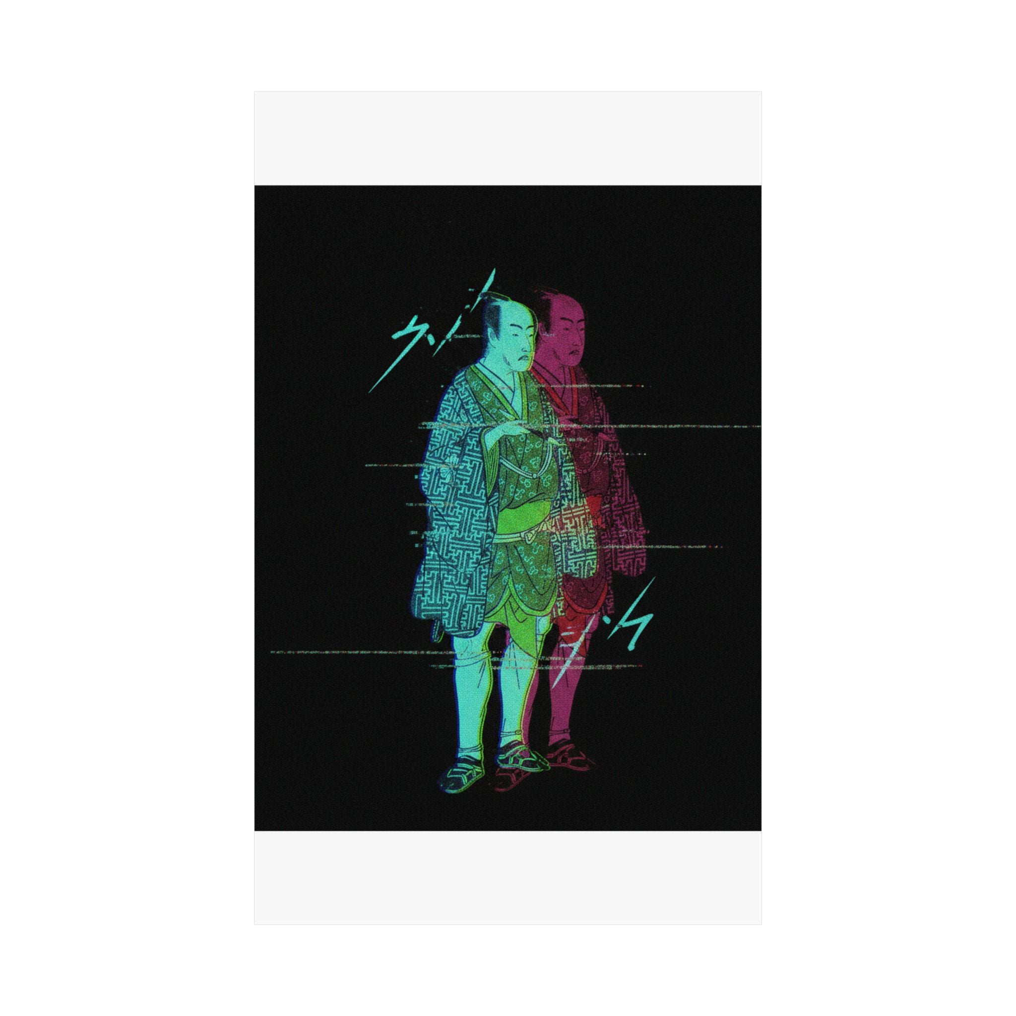 Glitch Culture — The Fourth Matsumoto Koshiro As A Man Dressed In A Short Kimono — Matte Poster