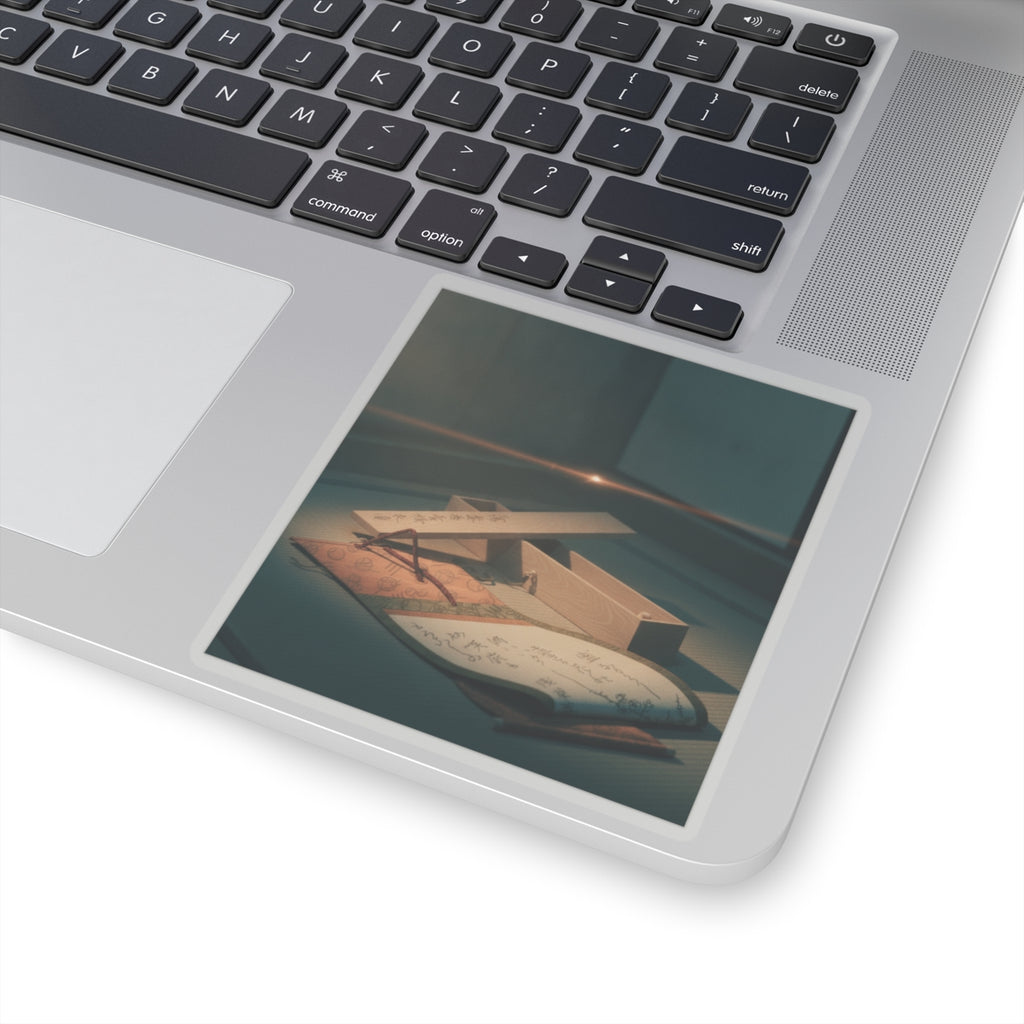 Cinematic — Kakemono And Its Box — Kiss-Cut Sticker