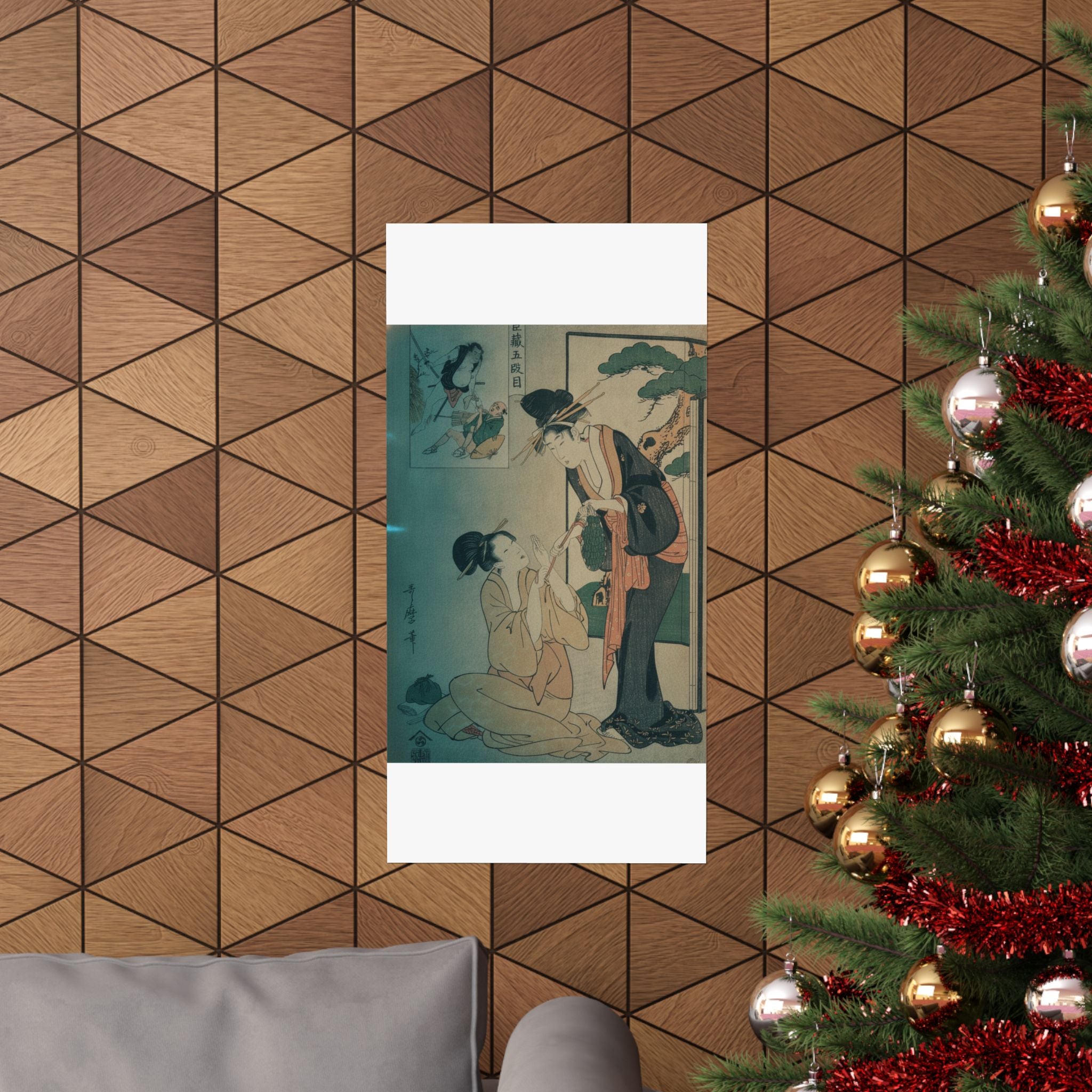 Cinematic — A Woman Snatching A Bag Of Sweetmeats From Her Mother — Matte Poster