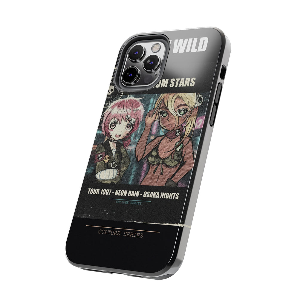 Neon Rain Osaka Nights Anime Tour Poster Phone Case