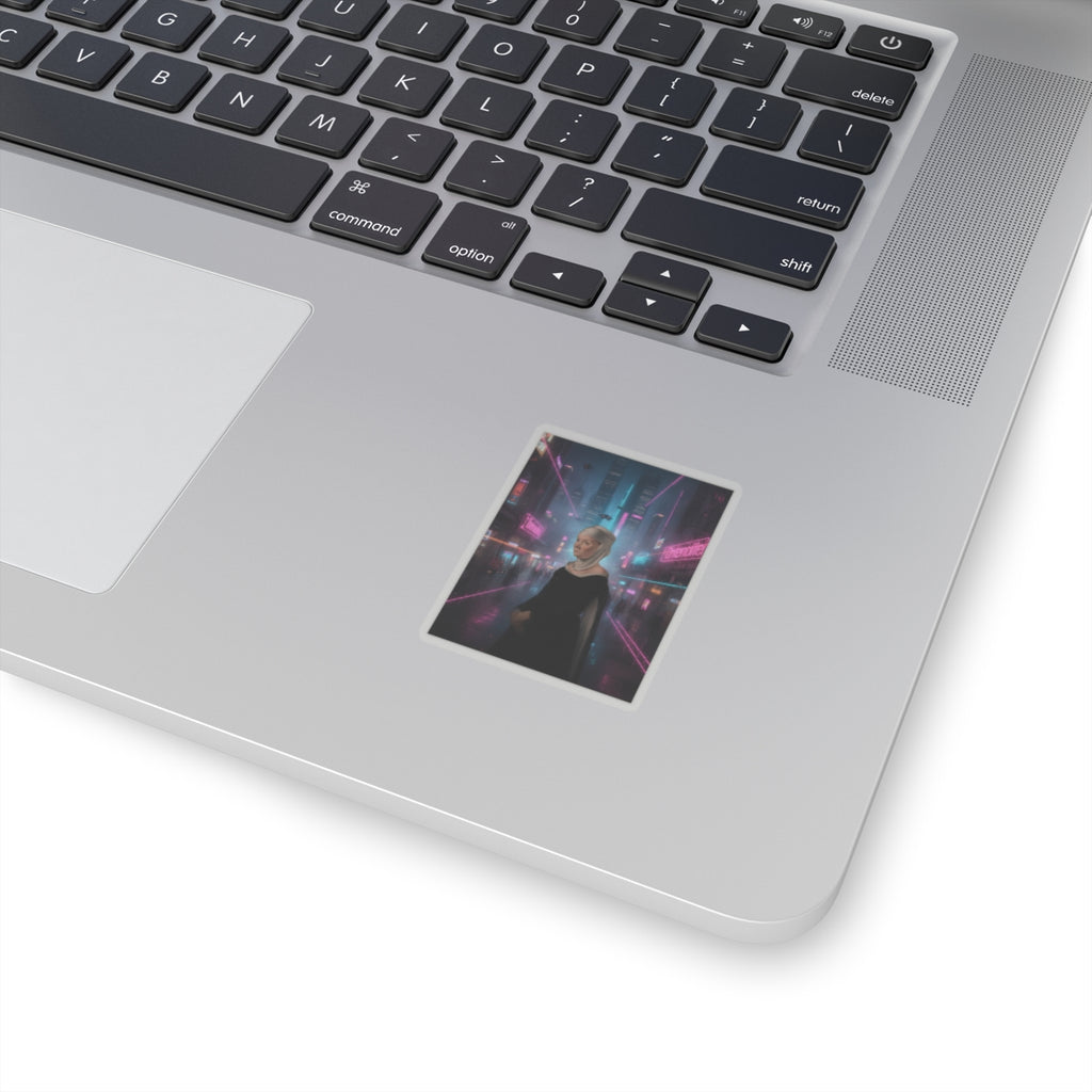 Neon Noir — Person — Kiss-Cut Sticker