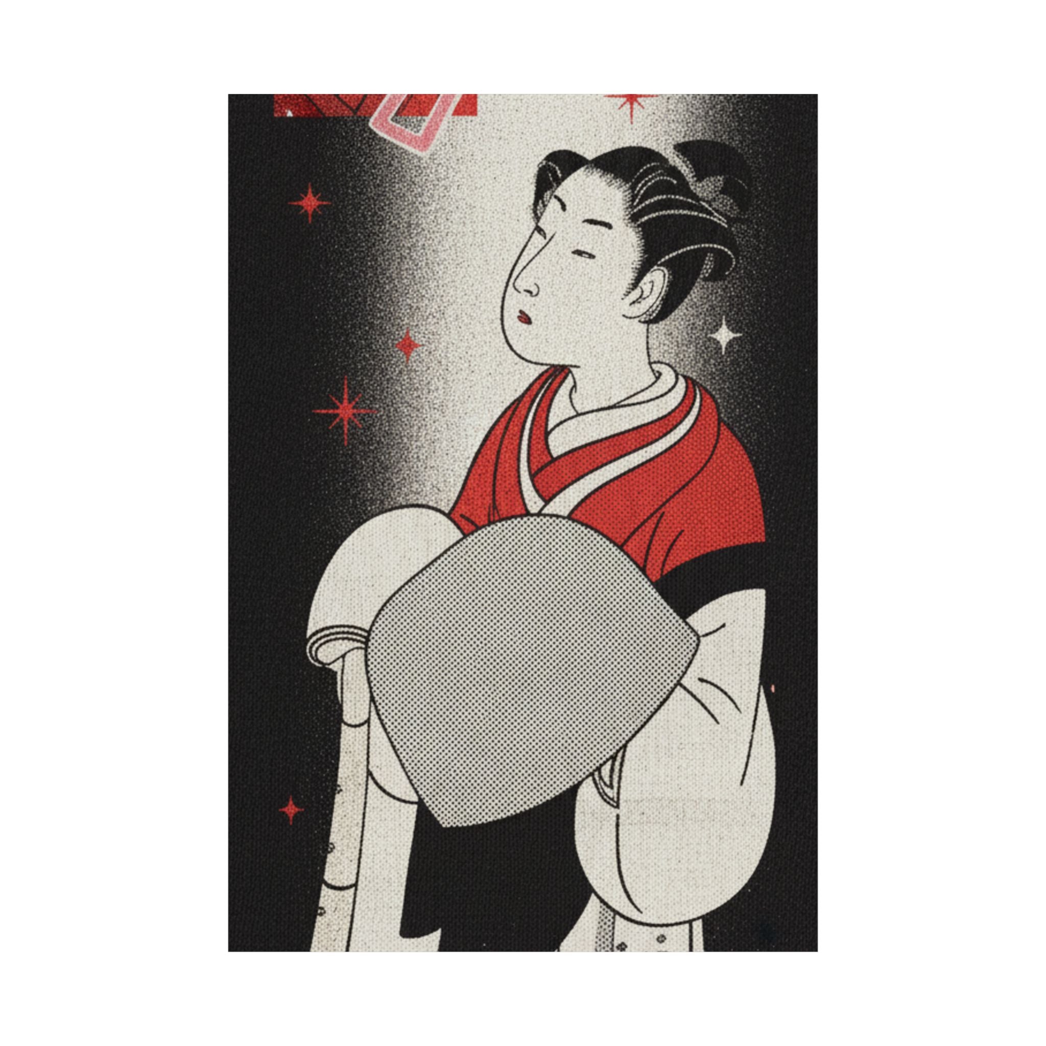Streetwear Collage — A Young Komuso — Matte Poster