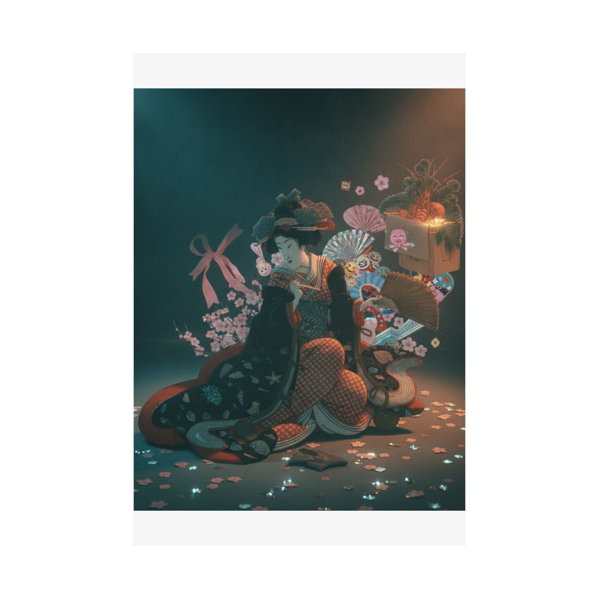 Cinematic — Courtesan And New Year Decoration — Matte Poster