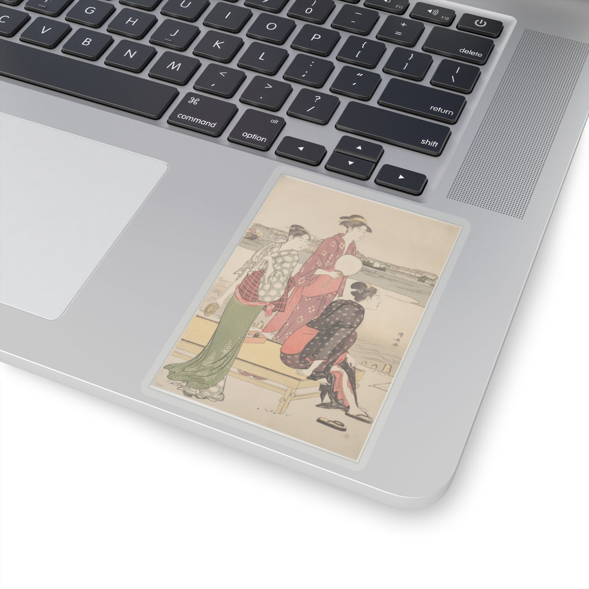 Watercolor — Evening On The Banks Of The Sumida River — Kiss-Cut Sticker