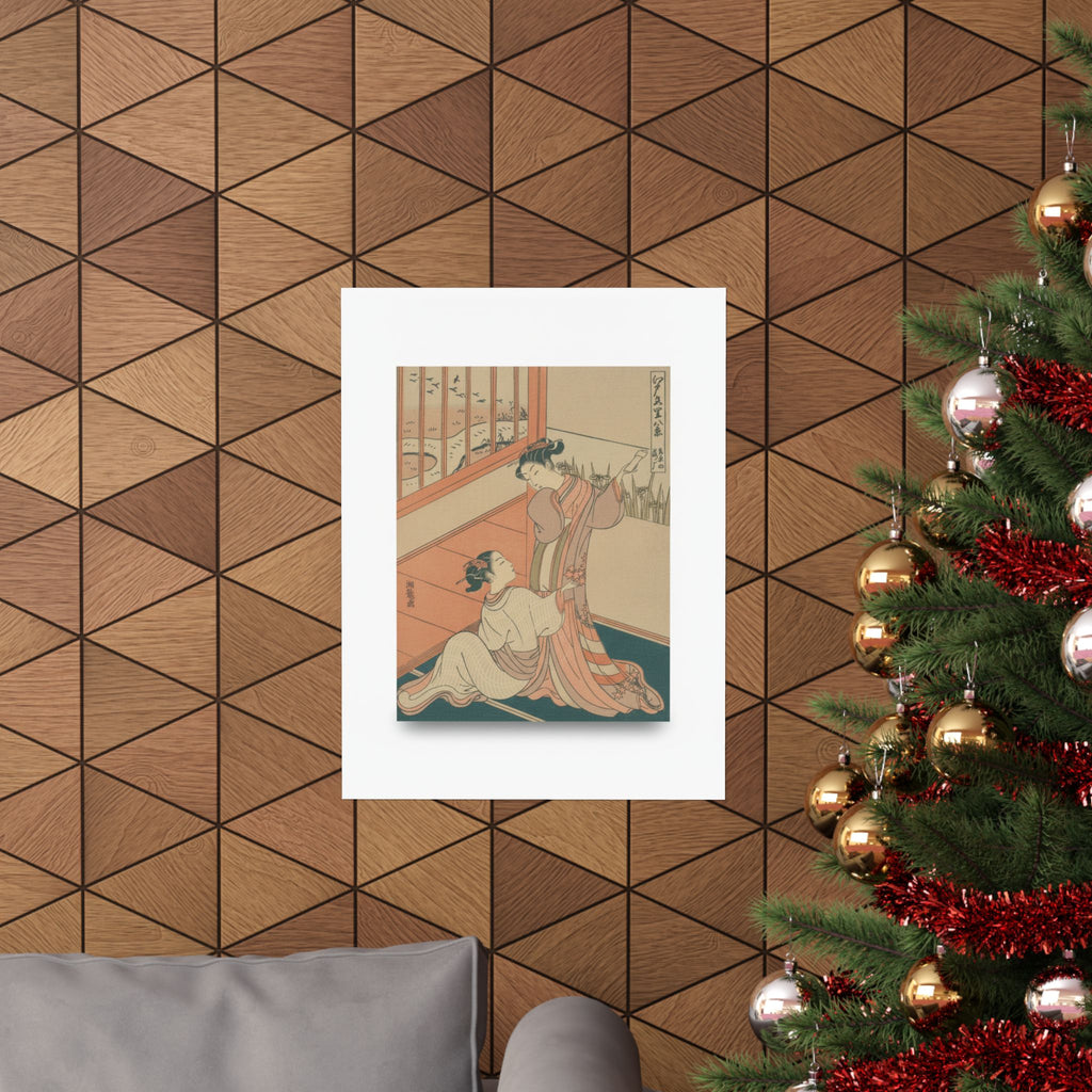 Ecommerce Main — The Flying Down Of Wild Geese At Yoshiwara — Matte Poster