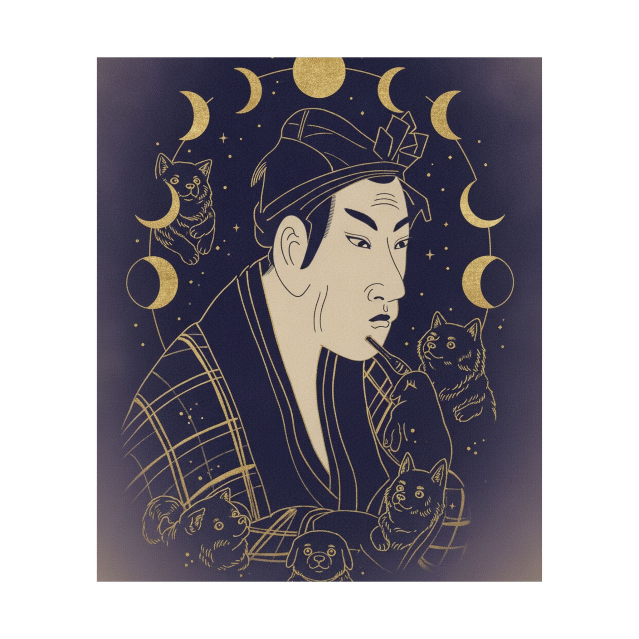 Celestial — The Actor Matsumoto Koshiro As Banzuin Chobei — Matte Poster