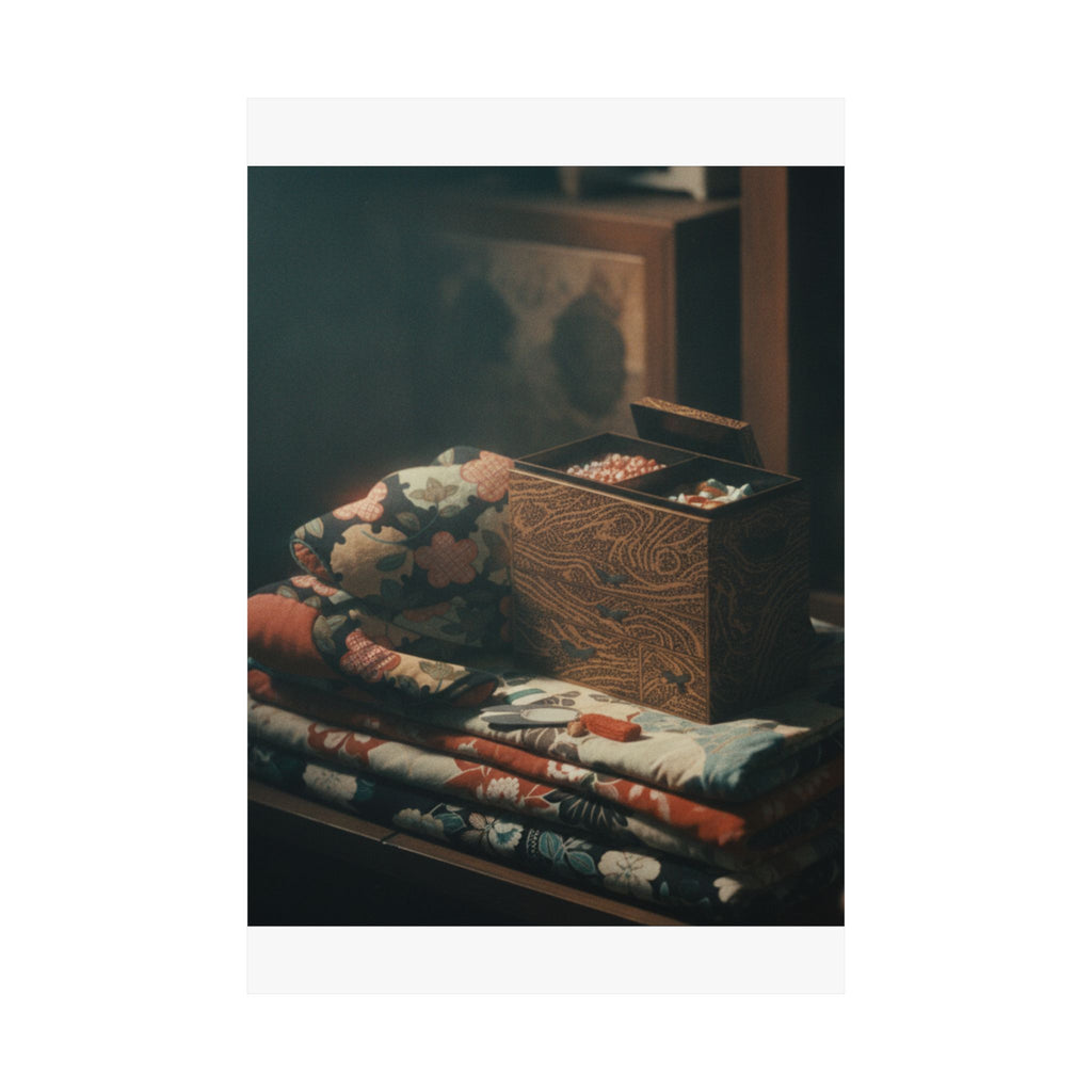 Cinematic — Lady'S Work-Box And Bed Clothing — Matte Poster