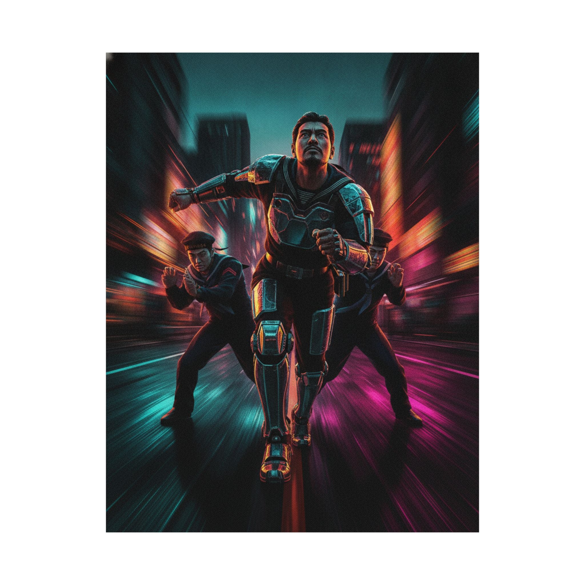 Fast Furious — Sailor Tanaka Ichitarō, From The Series Mirror Of Army And Navy Heroes — Matte Poster