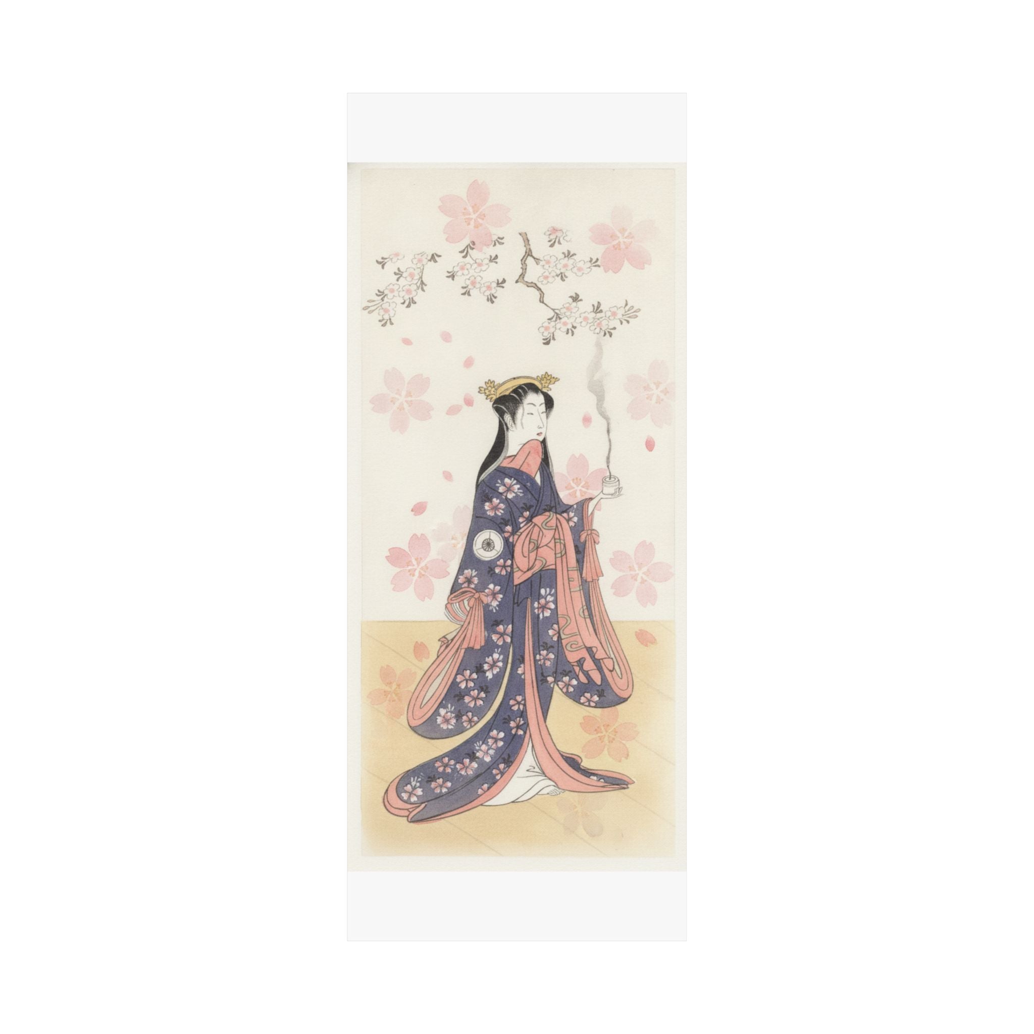 Watercolor — The Actor Iwai Hanshirō Iv As Sakura Hime, The Cherry Princess — Matte Poster