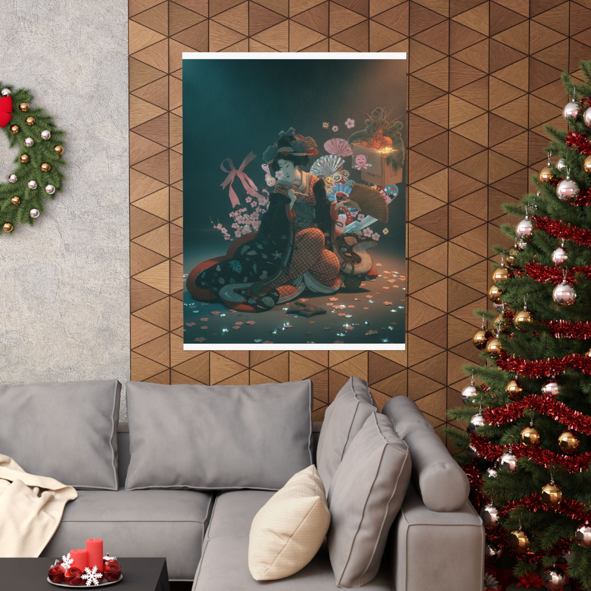 Cinematic — Courtesan And New Year Decoration — Matte Poster