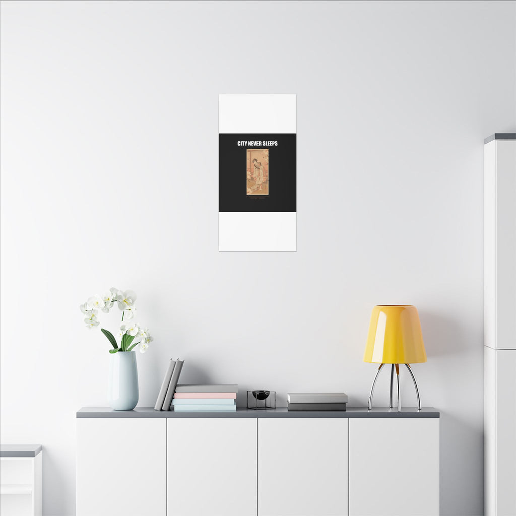 STREET CERTIFIED | The Second Yamashito Kinsaku As A Courtesan Standing In A Room — Matte Canvas