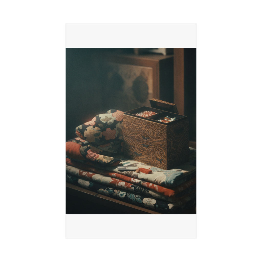 Cinematic — Lady'S Work-Box And Bed Clothing — Matte Poster
