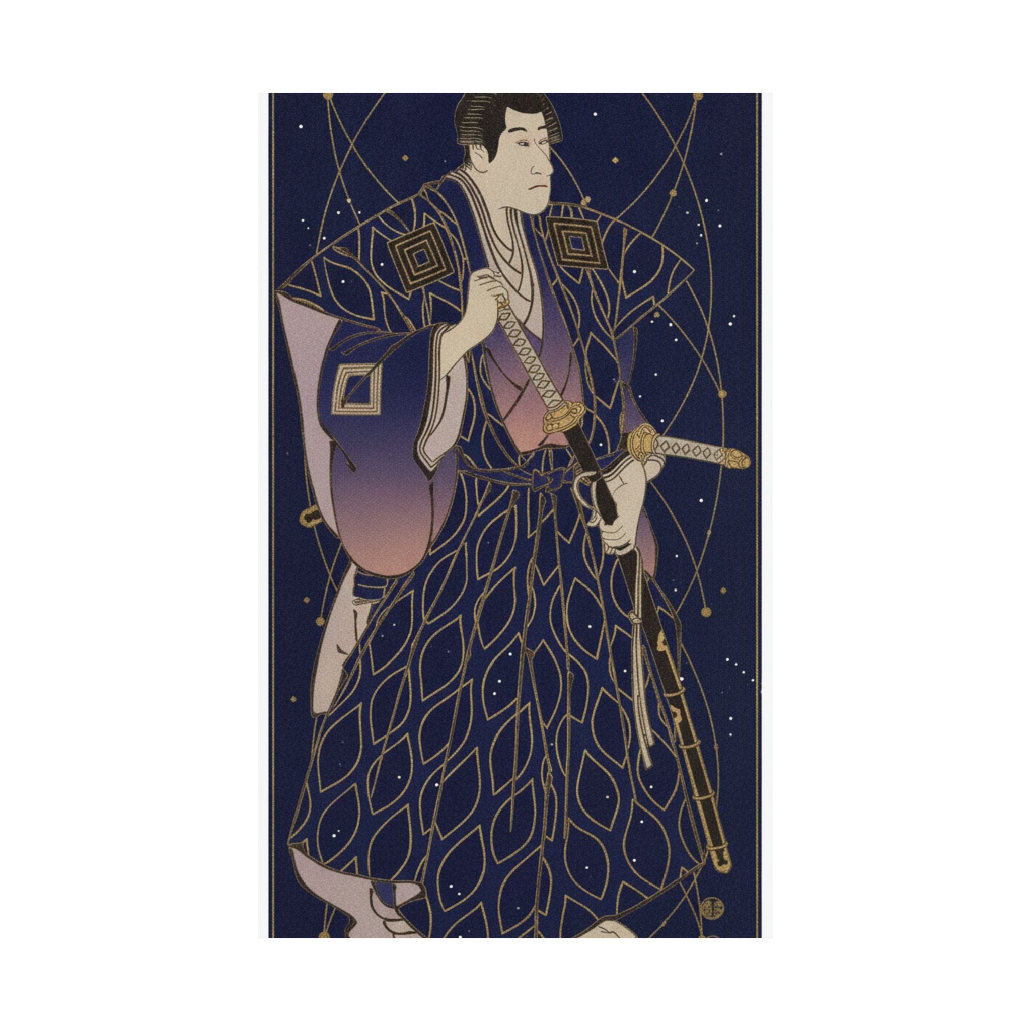 Celestial — Ichikawa Danjuro Vi As Funa Bansaku,Son Of Fuwa Banzayemon — Matte Poster