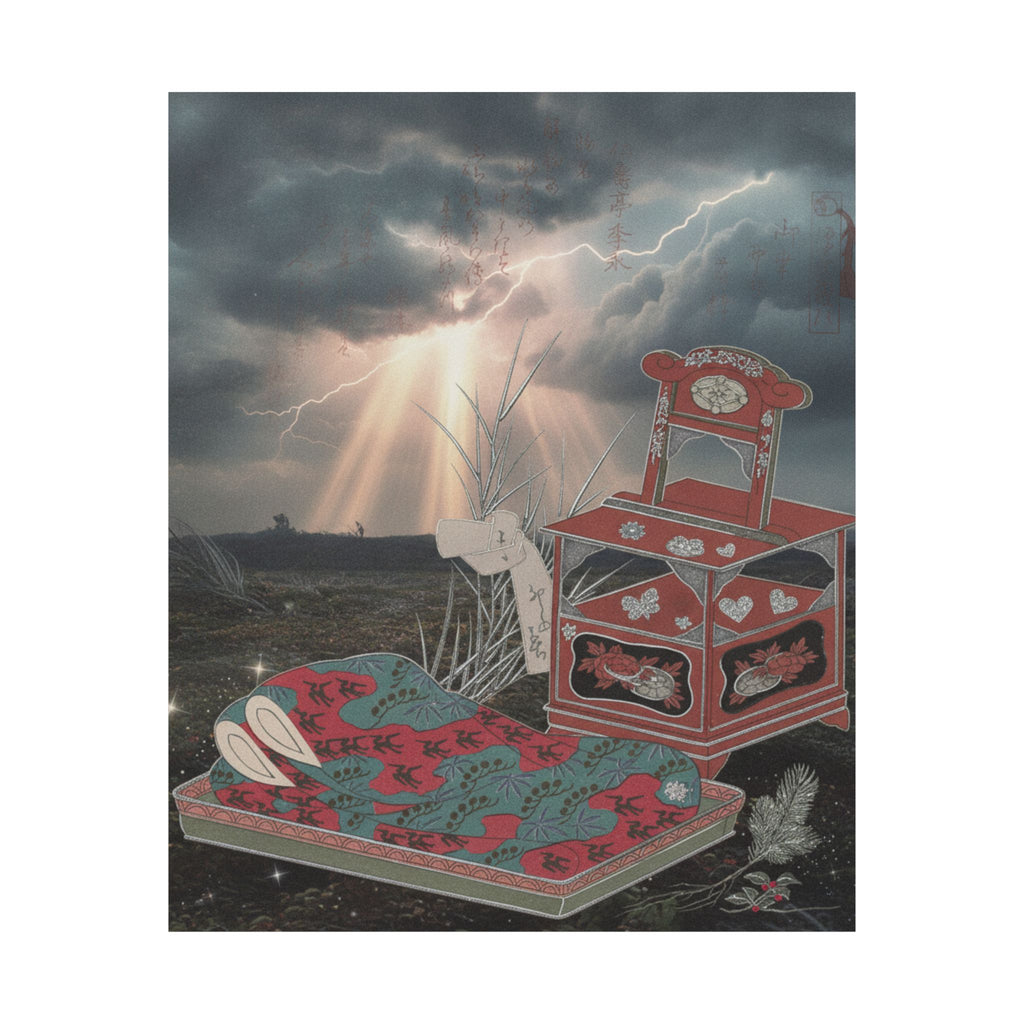 Dramatic Storm — Cabinet For The Toilet And Bed-Clothes — Matte Poster