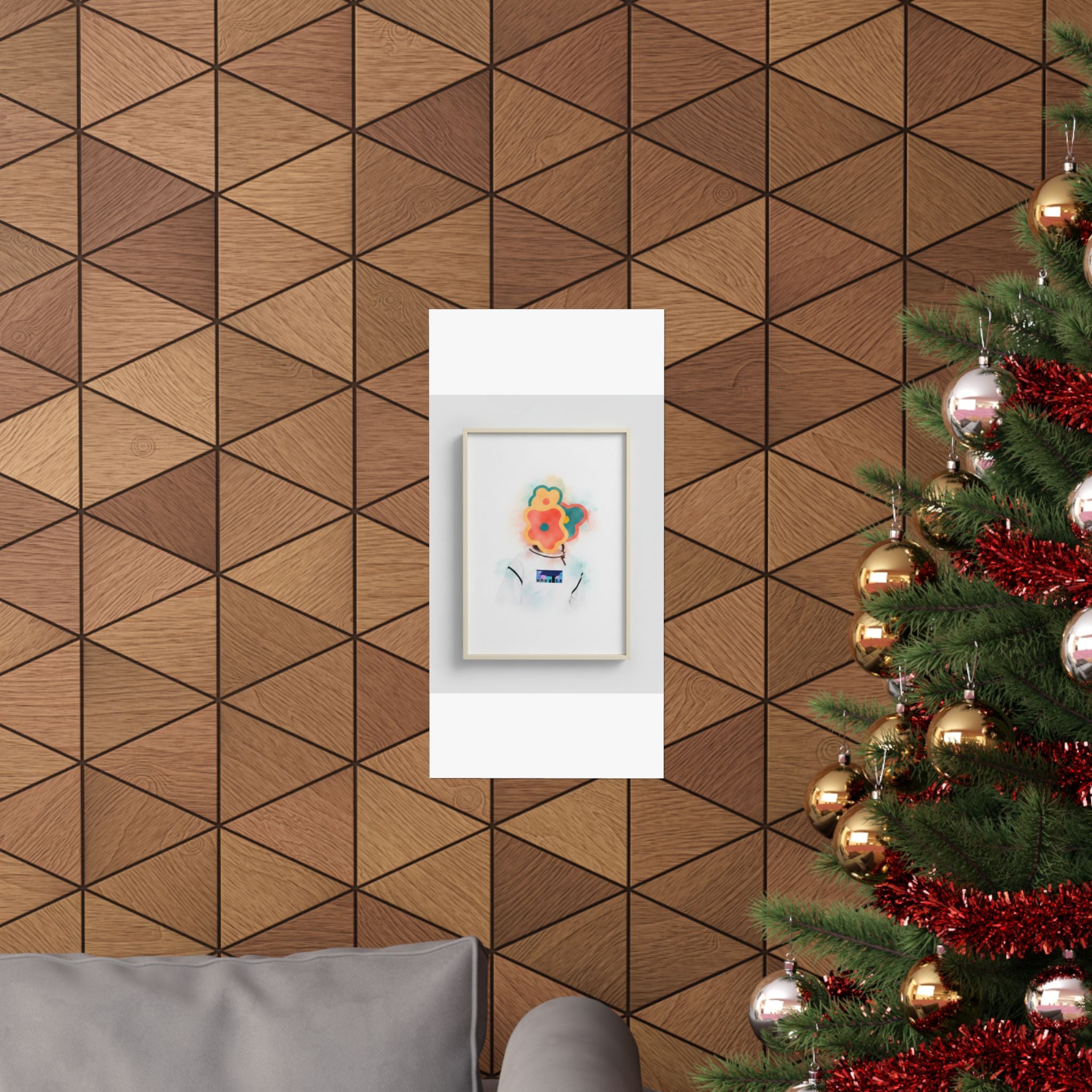 Watercolor — Flower — Matte Poster