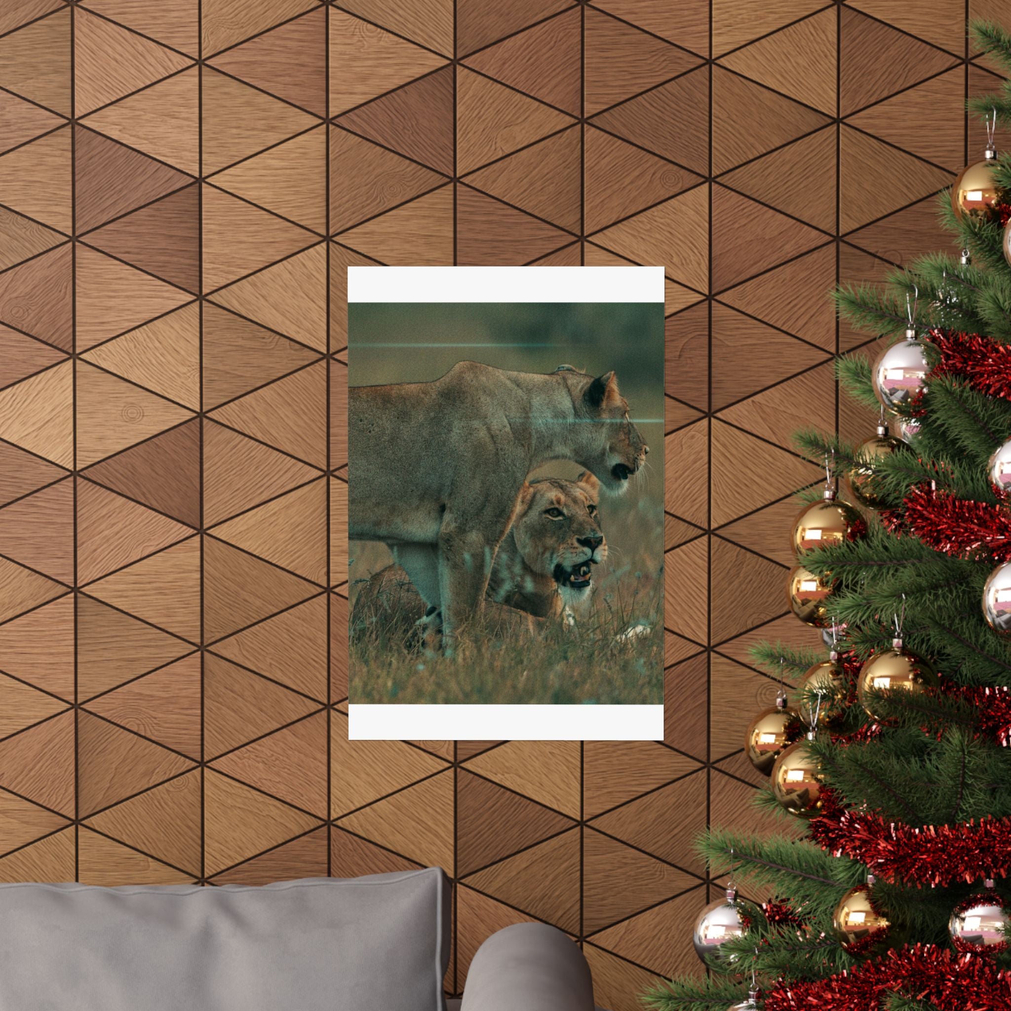 Cinematic — Lions — Matte Poster