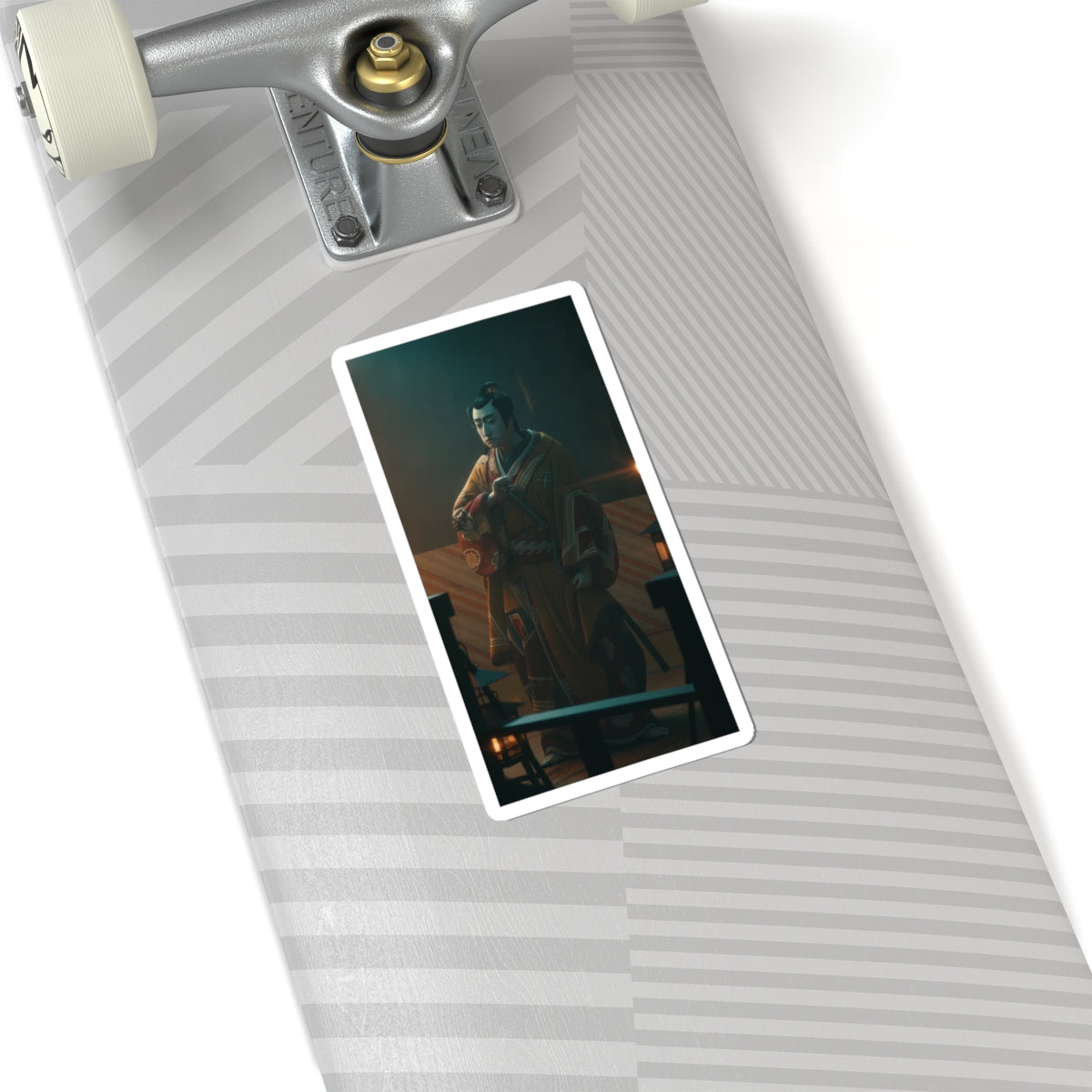 Cinematic — The Actor Bando Mitsugorō I As One Of The Conen Otoko Or Five Kyokaku — Kiss-Cut Sticker