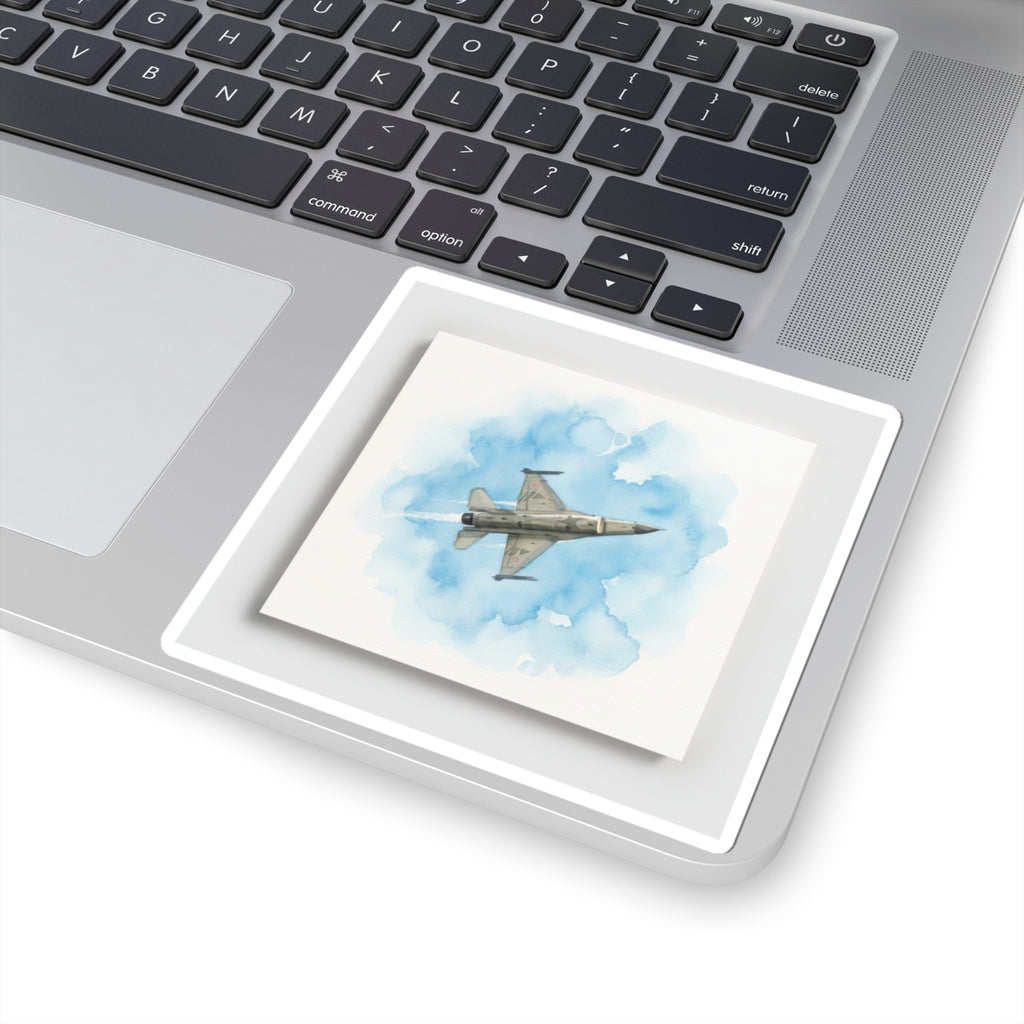 Watercolor — Aircraft — Kiss-Cut Sticker
