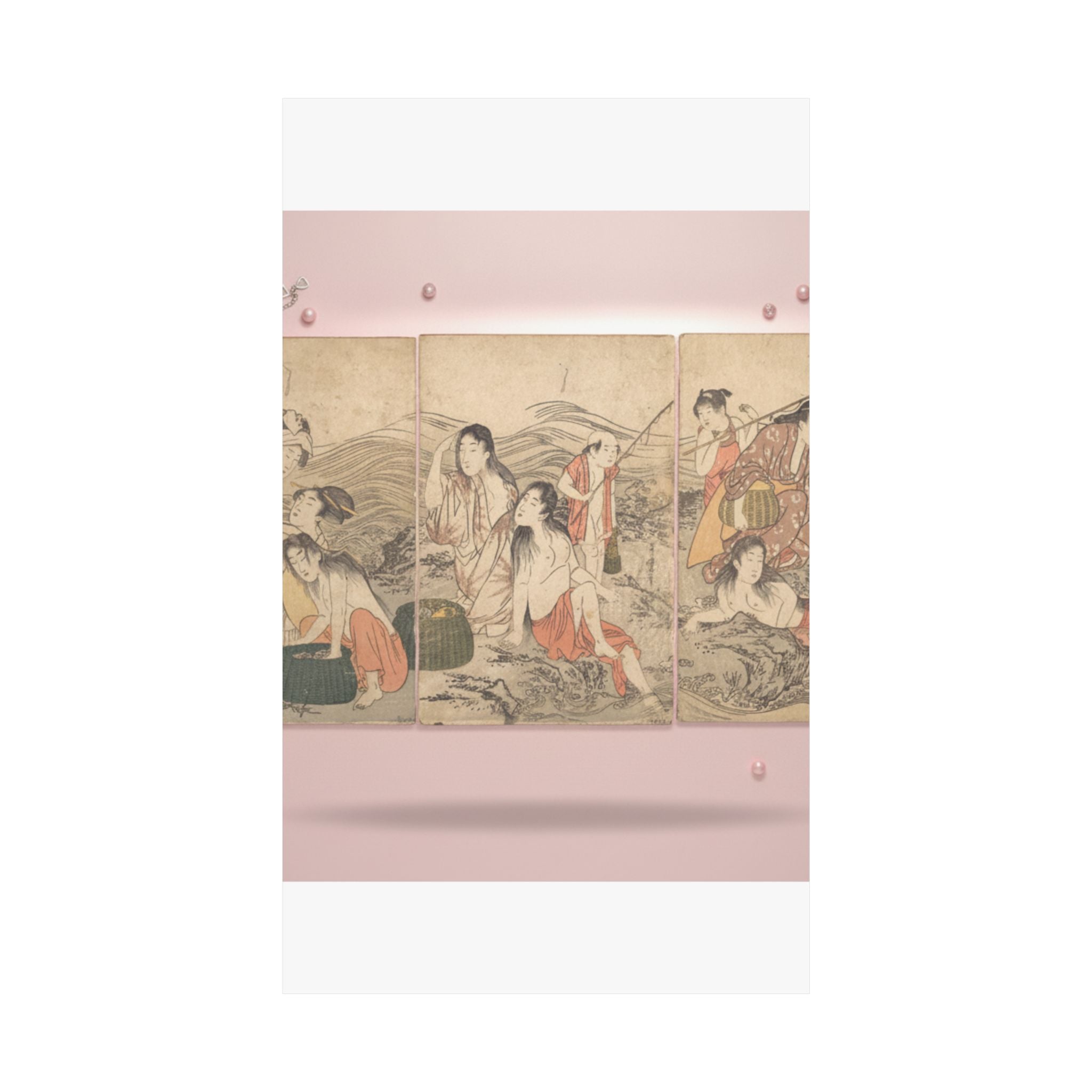 Product Marketing — Girl Fishers And Bathers — Matte Poster
