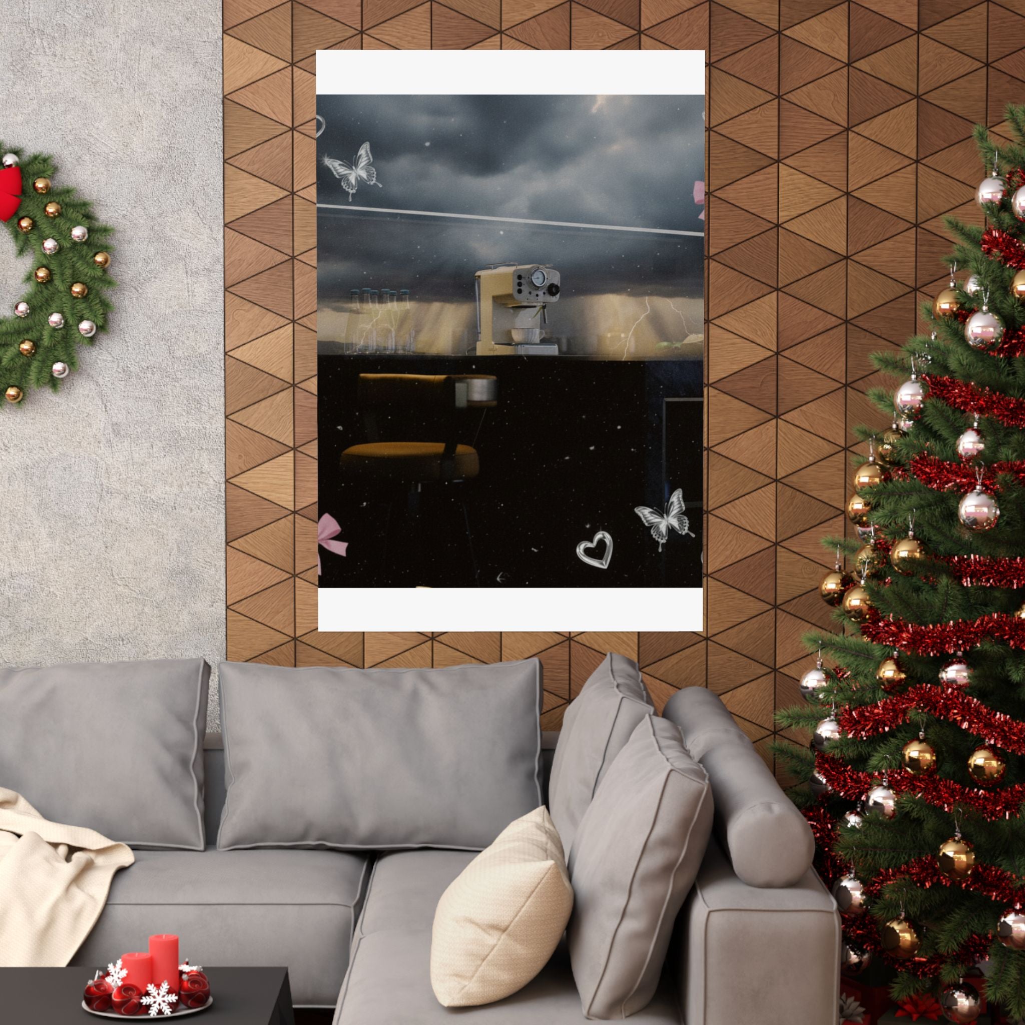 Dramatic Storm — Kitchen — Matte Poster