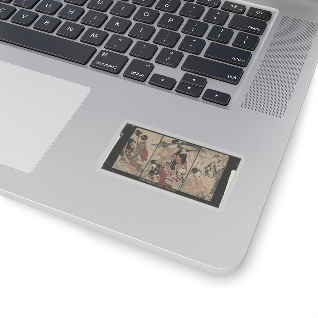 Vintage Bootleg — Women And A Man In The Country; Some Pageant(?) — Kiss-Cut Sticker