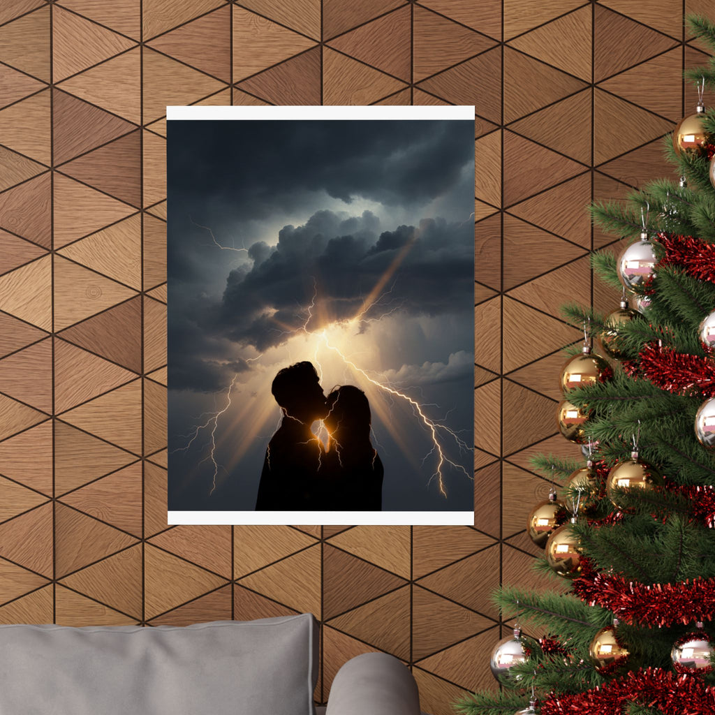 Dramatic Storm — Person — Matte Poster