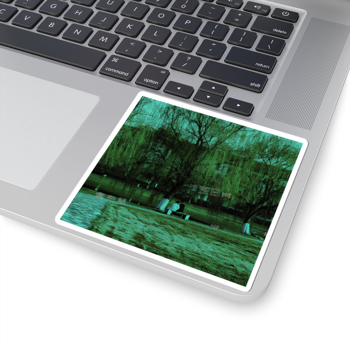 Glitch Culture — Person — Kiss-Cut Sticker