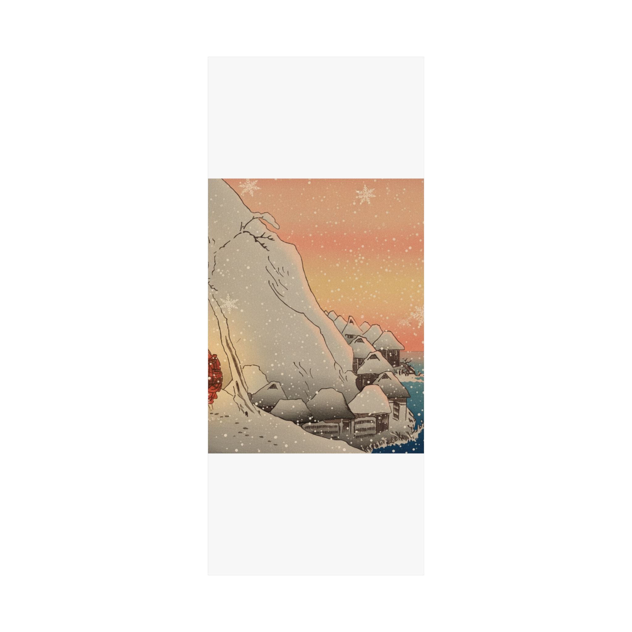 Southern Sunset — Nichiren In Snow At Tsukahara, Sodo Province — Matte Poster