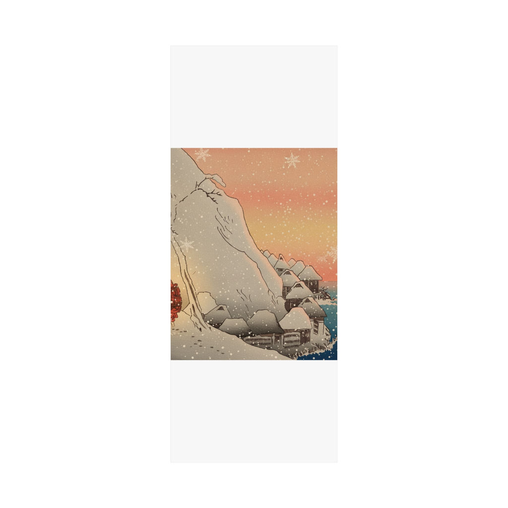 Southern Sunset — Nichiren In Snow At Tsukahara, Sodo Province — Matte Poster