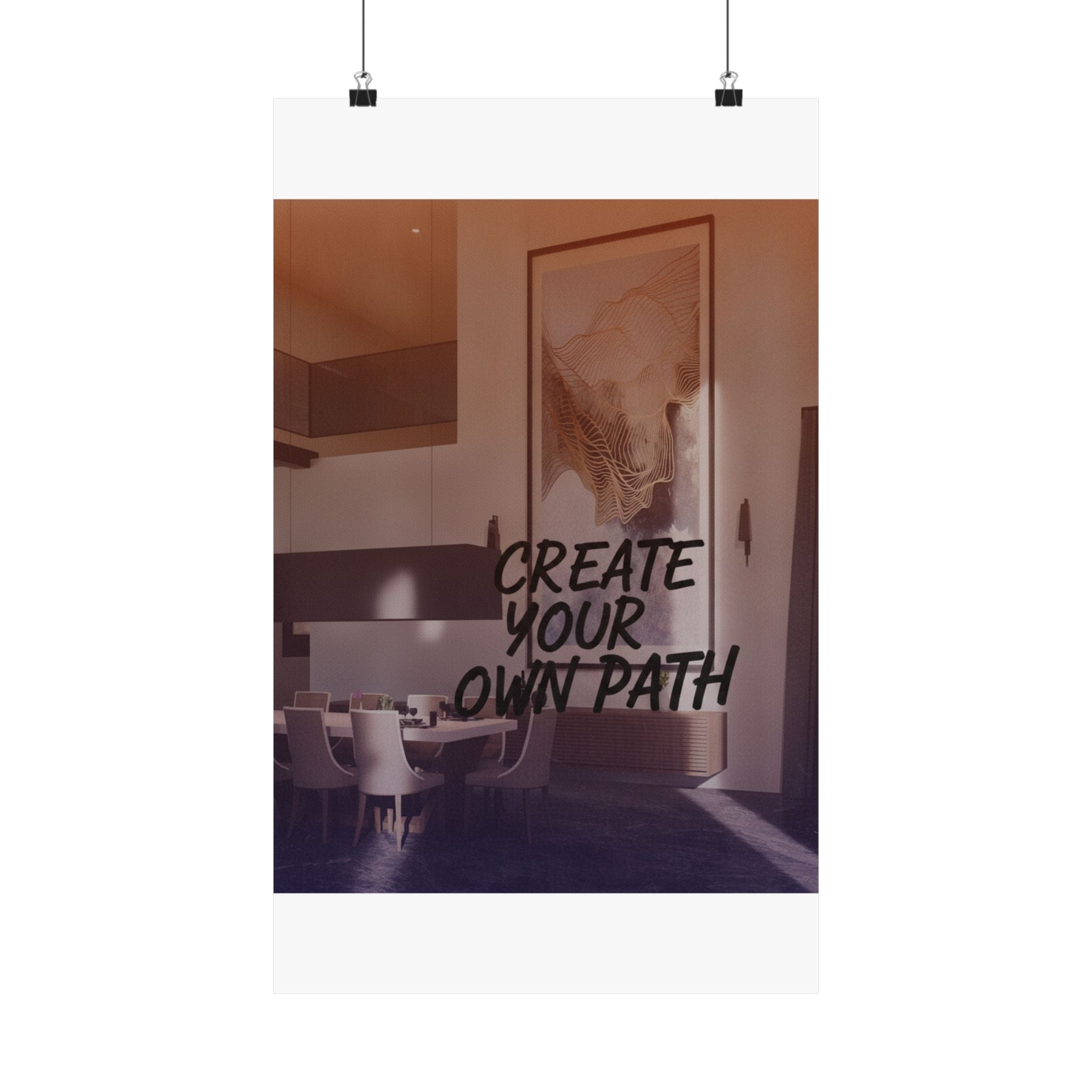 Affirmation art print — product view 20
