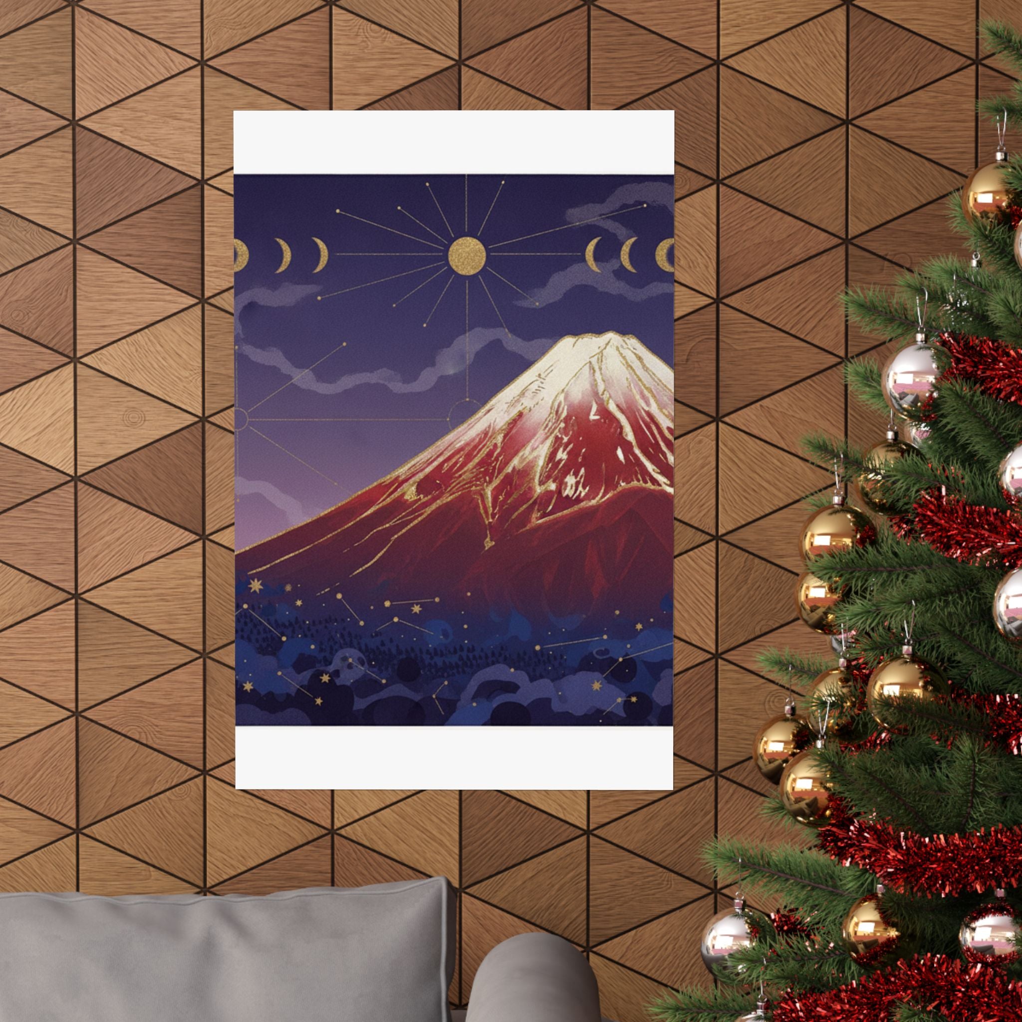Celestial — South Wind, Clear Sky (Gaifū Kaisei), Also Known As Red Fuji, From The Series Th — Matte Poster