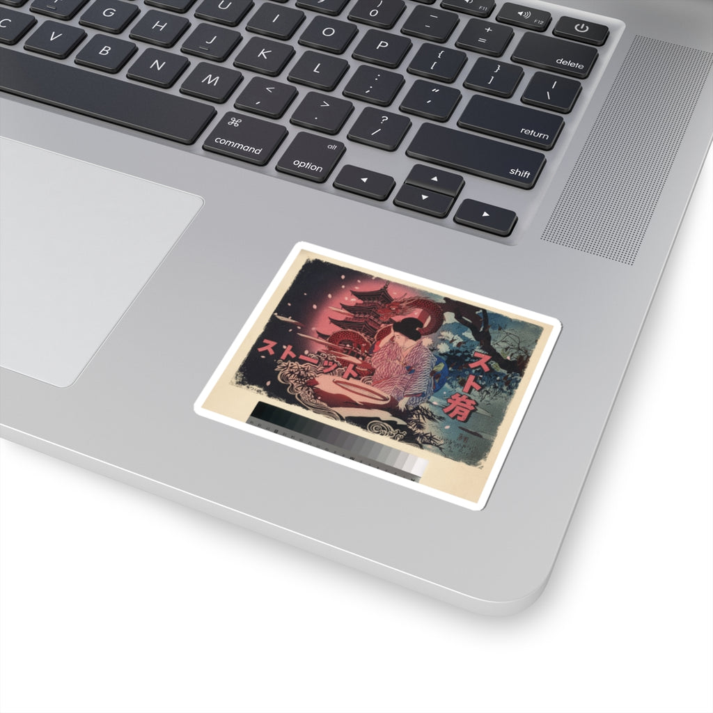 Japanese Street kiss-cut sticker — product view 15
