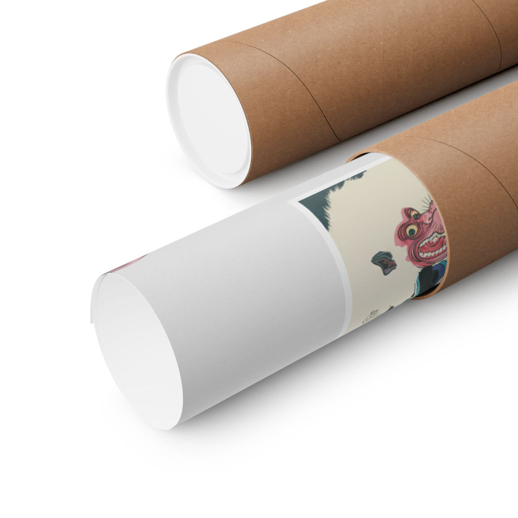 Product Marketing — The Warrior Slaying The Giant White Hihi — Matte Poster