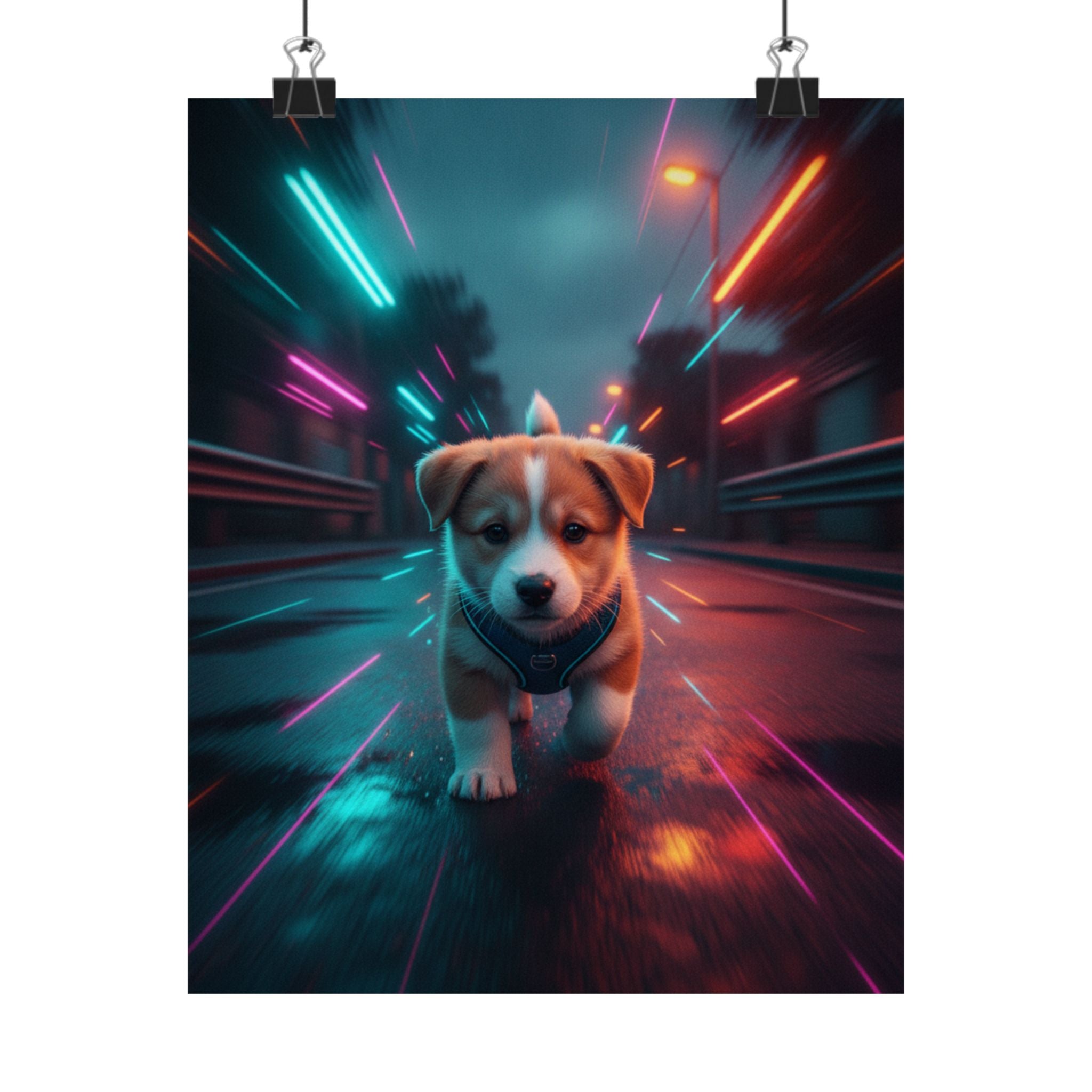 Fast Furious — Dog — Matte Poster