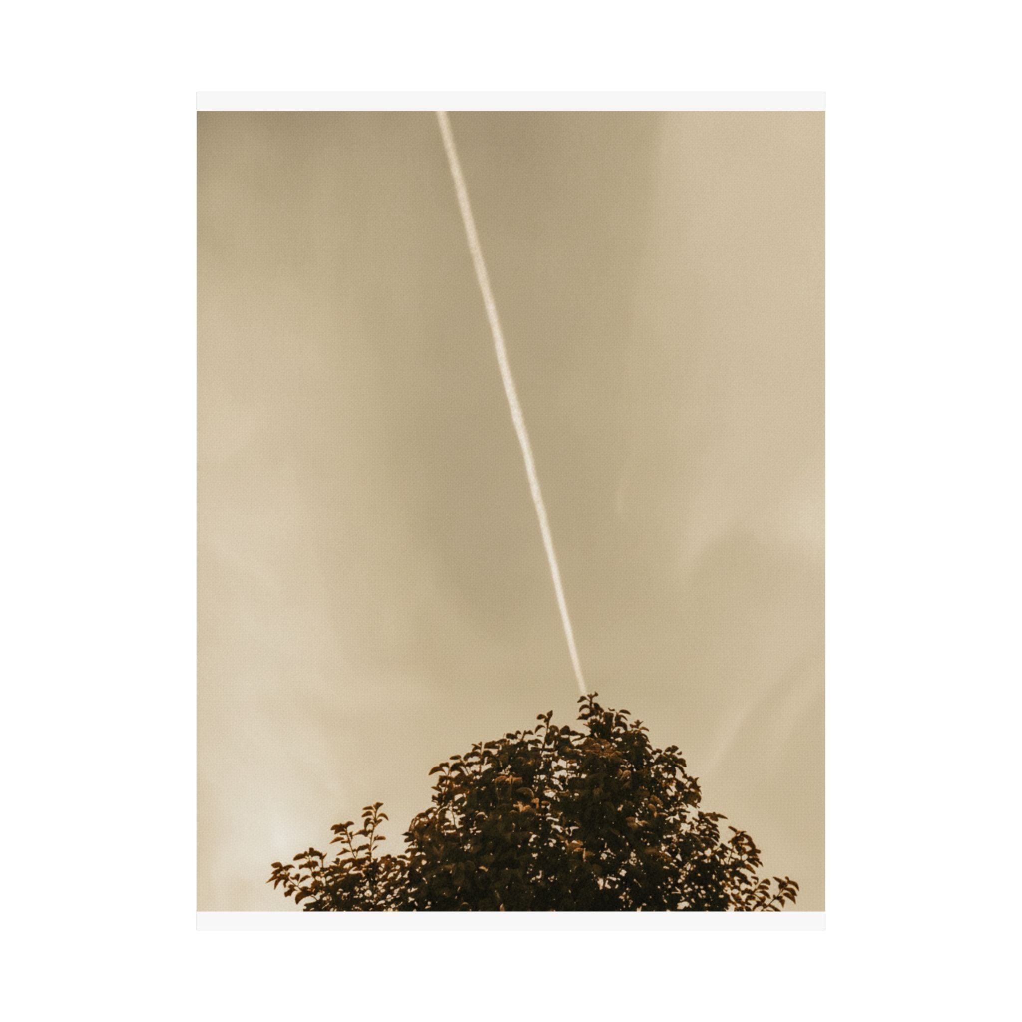 Scenic Nature — Contrail — Matte Poster