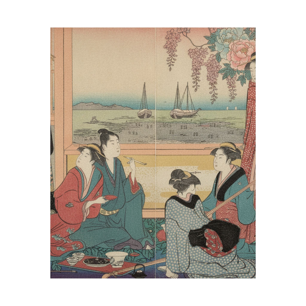 Affirmation — Teahouse In Shinagawa — Matte Poster