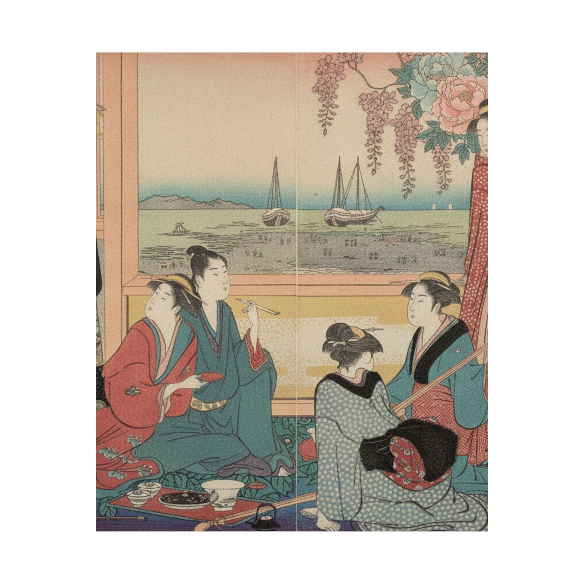 Affirmation — Teahouse In Shinagawa — Matte Poster